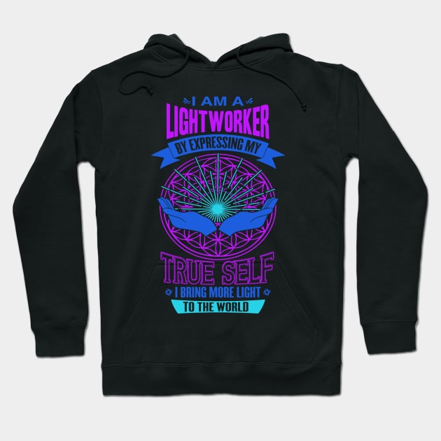 I am Lightworker Hoodie by clothed_in_kindness